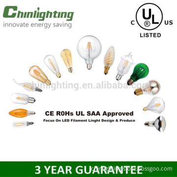 2017 hot sell filament Led dimmable led filament bulb from China supplier